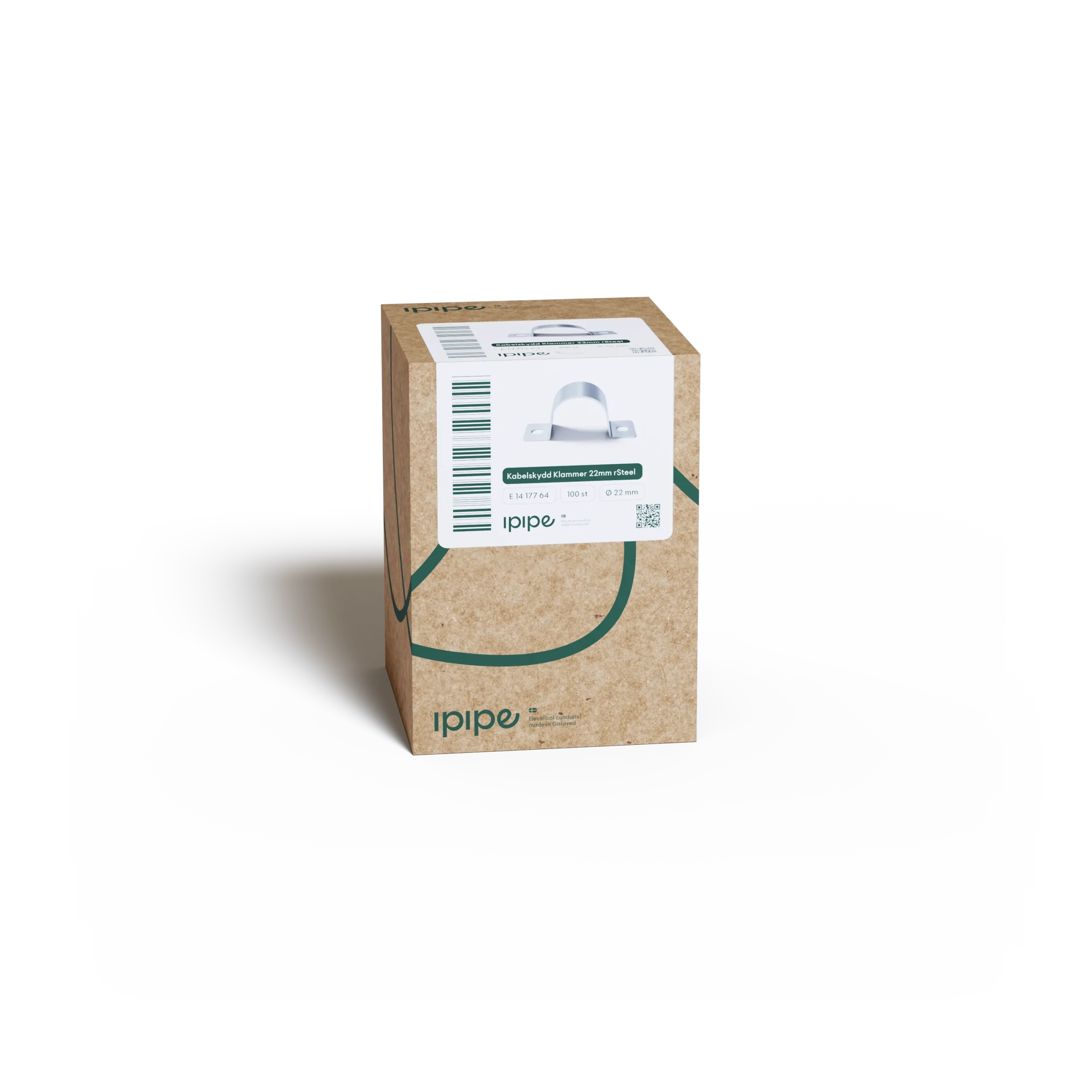 Kabelskydd Klammer 22mm rSteel